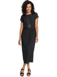 WITT WEIDEN Sukienka w kolorze czarnym rozmiar: 50. Czarne sukienki damskie WITT WEIDEN, na co dzień, bez wzorów, z tkaniny, bez kołnierzyka, bez ramiączek, midi, proste. Za 74.11 zł.