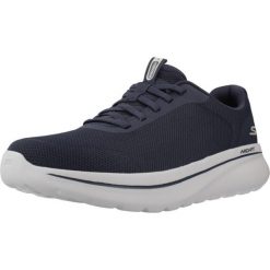 Buty SKECHERS GO WALK ARCH FIT N-JOY - CULLMAN Niebieski. Niebieskie buty trekkingowe męskie Skechers, z tkaniny, bez zapięcia, trekkingowe, Skechers Sport. Za 312.45 zł.