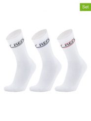 Replay Underwear Skarpety (3 pary) w kolorze białym rozmiar: 39-42. Białe skarpetki męskie Replay Underwear, bez wzorów, prążkowane. Za 26.99 zł.