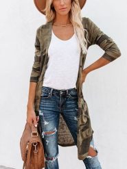 LA Angels Kardigan w kolorze khaki rozmiar: S. Brązowe kardigany damskie LA Angels, s, bez wzorów. Za 152.99 zł.