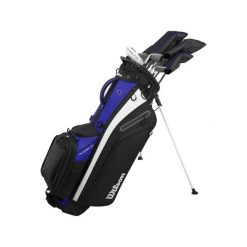 Zestaw golfowy Wilson Golf Stiff. Czarne golfy damskie Wilson, l, bez wzorów, z materiału, bez ramiączek. Za 3,451.20 zł.