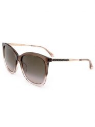 Jimmy Choo Damskie okulary przeciwsłoneczne w kolorze złoto-brązowym rozmiar: 57. Brązowe okulary przeciwsłoneczne damskie Jimmy Choo. Za 400.65 zł.