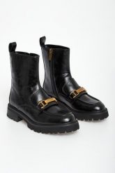 Botki damskie TWINSET. Botki damskie Twinset Milano, bez obcasa, bez zapięcia. W wyprzedaży za 714.35 zł.