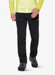 Spodnie w góry Mammut Taiss SO Pants. Czarne spodnie materiałowe męskie Mammut, bez wzorów, z elastanu, biznesowe. Za 791.99 zł.