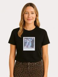 WOOOP Koszulka "Friends Official Anymore Clothes" w kolorze czarnym rozmiar: L. Czarne bluzki damskie Wooop, l, bez wzorów, z bawełny, bez kołnierzyka, bez ramiączek. Za 56.99 zł.