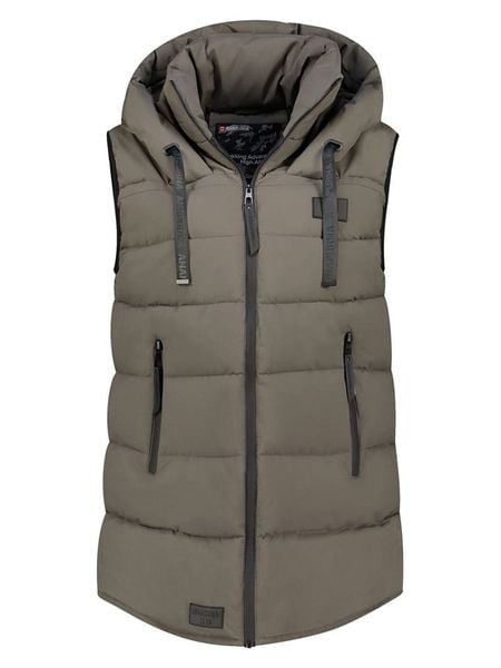 ANAPURNA Kamizelka pikowana "Dolbana" w kolorze khaki rozmiar: XL. Brązowe kamizelki damskie ANAPURNA, xl. Za 173.99 zł.