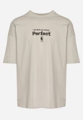 Szara Bawełniana Koszulka T-shirt z Krótkim Rękawem Ozdobiony Nadrukami Citara. Szare t-shirty męskie Born2be, l, bez wzorów, z bawełny, bez kołnierzyka. Za 54.99 zł.