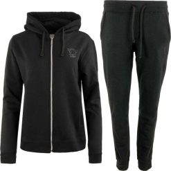 Zestaw damski Athl. dpt Susy Black. Czarne spodnie dresowe damskie Givova, bez wzorów, z bawełny. Za 277.99 zł.