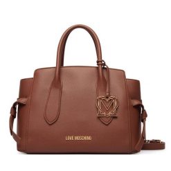 Torebka LOVE MOSCHINO. Brązowe torebki klasyczne damskie Love Moschino, bez wzorów, bez dodatków. Za 1,009.00 zł.