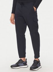 BOSS Spodnie materiałowe T_Urbanex-CargoLight 50508339 Granatowy Tapered Fit. Niebieskie spodnie materiałowe męskie Boss, bez wzorów, z materiału. Za 699.99 zł.