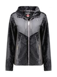 Canadian Peak Kurtka polarowa "Urenaeak" w kolorze czarnym rozmiar: XXL. Czarne kurtki damskie Canadian Peak, xxl, bez wzorów, z materiału, bez kaptura. Za 161.73 zł.