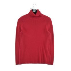 Kobiecy Sweter z Golfem w Kolorze Czerwonym. Czerwone golfy damskie Ralph Lauren, s, bez wzorów, bez ramiączek. Za 51.08 zł.