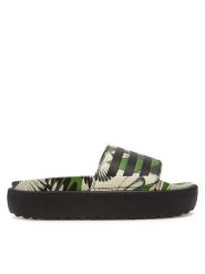 Adidas Klapki adilette Platform JI4754 Zielony. Zielone kalosze damskie Adidas, bez wzorów, z tworzywa sztucznego. Za 179.99 zł.