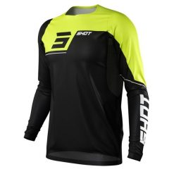 Koszulka z długim rękawem rowery górskie dorosły Shot Revolt, Czarny. Czarne obuwie trekkingowe damskie SHOT RACE GEAR. Za 152.50 zł.