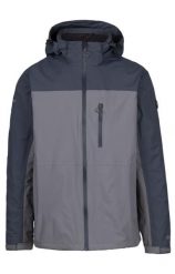 Trespass Curbridge - Męska kurtka przeciwdeszczowa Storm Grey. Szare kurtki męskie 2117 OF SWEDEN, m, bez wzorów, bez kaptura. Za 219.15 zł.