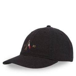 Czapka z daszkiem Tommy Hilfiger. Czarne czapki męskie Tommy Hilfiger, bez wzorów. Za 139.99 zł.