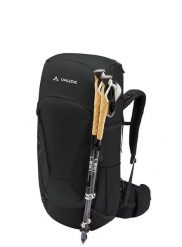 Plecak górski Vaude Asymmetric 42+8 - black. Czarne plecaki damskie Vaude, bez wzorów, z materiału. Za 911.15 zł.