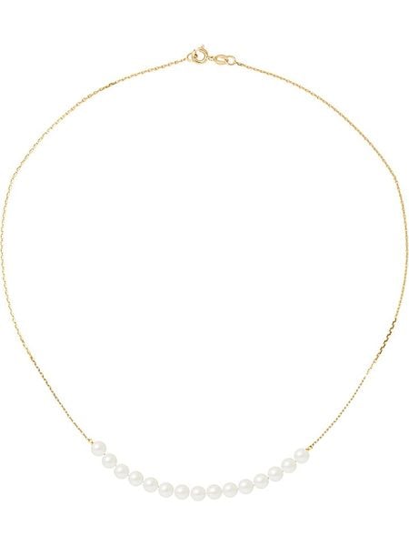 Pearl Addict Złoty naszyjnik z perłami - dł. 42 cm rozmiar: onesize. Żółte naszyjniki damskie Pearl Addict, złote. Za 630.99 zł.