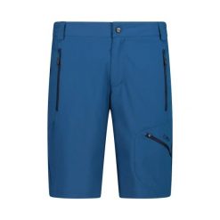 Bermudy z kieszenią termoklejoną CMP. Niebieskie szorty męskie CMP, bez wzorów. Za 274.00 zł.