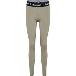 Damskie legginsy Hummel Pulse. Szare legginsy damskie HUMMEL, bez wzorów, z materiału. Za 185.50 zł.