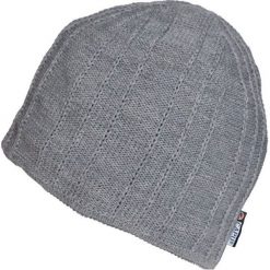 Capu Czapka zimowa 4047-D Grey. Szare czapki męskie Capu, na zimę, bez wzorów, z materiału. W wyprzedaży za 31.00 zł.