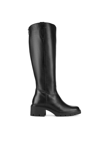 Lasocki Kozaki ARC-6207-03 Czarny. Czarne kozaki damskie Lasocki, ze skóry, bez obcasa, na słupku. Za 399.99 zł.