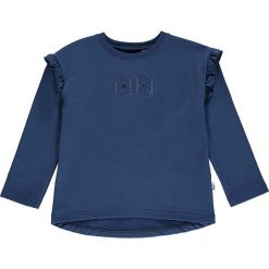 Bluza w kolorze granatowym. Niebieskie bluzy dziewczęce Lamino, z aplikacjami, z materiału, bez ramiączek, bez kaptura. W wyprzedaży za 45.95 zł.