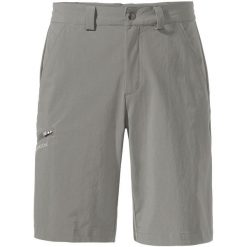 Spodenki turystyczne męskie Vaude Farley Stretch Bermuda II. Szare szorty męskie Vaude, bez wzorów, z elastanu. Za 350.89 zł.
