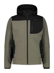 CMP Kurtka softshellowa w kolorze beżowo-czarnym rozmiar: 52. Brązowe kurtki outdoor męskie CMP, s, bez wzorów, z polaru, bez kaptura. Za 187.96 zł.