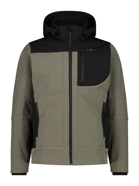 CMP Kurtka softshellowa w kolorze beżowo-czarnym rozmiar: 52. Brązowe kurtki outdoor męskie CMP, s, bez wzorów, z polaru, bez kaptura. Za 187.96 zł.