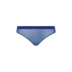 Figi damskie Pepe Jeans Lurex Thong. Niebieskie figi damskie Pepe Jeans, m, bez wzorów, z jeansu. Za 95.20 zł.