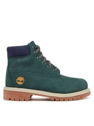 Timberland Trapery Premium 6-Inch Waterproof TB0A2CTGEO61 Zielony. Zielone buty zimowe chłopięce Timberland, z nubiku. Za 549.99 zł.