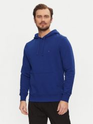 Tommy Hilfiger Bluza Essential MW0MW37235 Niebieski Regular Fit. Niebieskie bluzy bez kaptura męskie Tommy Hilfiger, m, z bawełny. Za 439.99 zł.