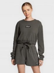BLUZA DAMSKA ELLESSE SPORTOWA KRÓTKA WIĄZANA LUSSO CROP KOLOR SZARY. Szare bluzy bez kaptura damskie Ellesse, l, bez wzorów, z bawełny, bez ramiączek, krótkie, bez kaptura. Za 115.99 zł.