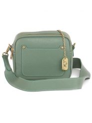 Anna Morellini Skórzana torebka "Aldina" w kolorze zielonym - 22 x 18 x 11 cm rozmiar: onesize. Zielone torebki klasyczne damskie Anna Morellini, bez wzorów, z materiału, bez dodatków. Za 260.99 zł.