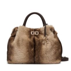 Torebka Guess. Brązowe torebki klasyczne damskie Guess, z aplikacjami, bez dodatków. Za 749.99 zł.