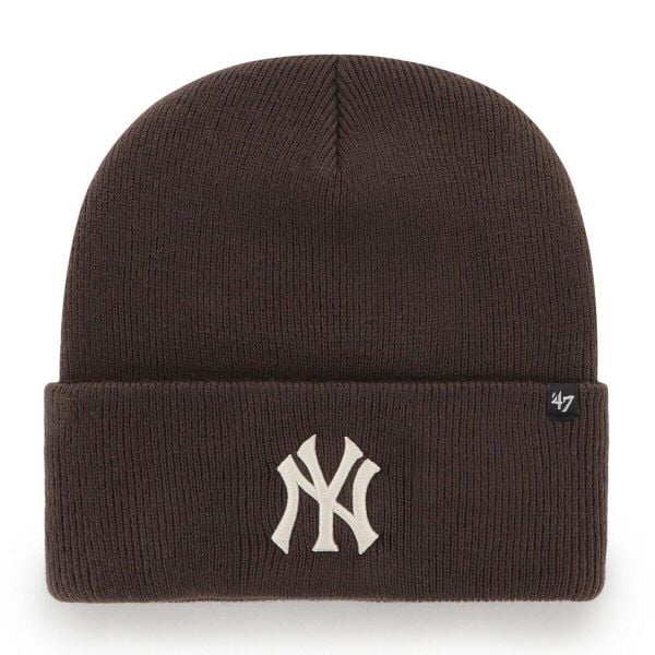Czapka zimowa turystyczna uniseks 47 Brand New York Yankees. Brązowe czapki męskie 47 Brand, na zimę, bez wzorów, sportowe. Za 129.00 zł.