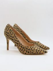 Bellucci Czółenka w kolorze beżowo-czarnym rozmiar: 40. Brązowe czółenka damskie Bellucci, bez wzorów, bez obcasa, na szpilce. Za 100.99 zł.