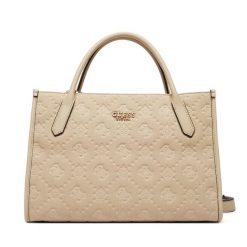 Torebka Guess. Brązowe torebki klasyczne damskie Guess, z aplikacjami, bez dodatków. Za 679.99 zł.