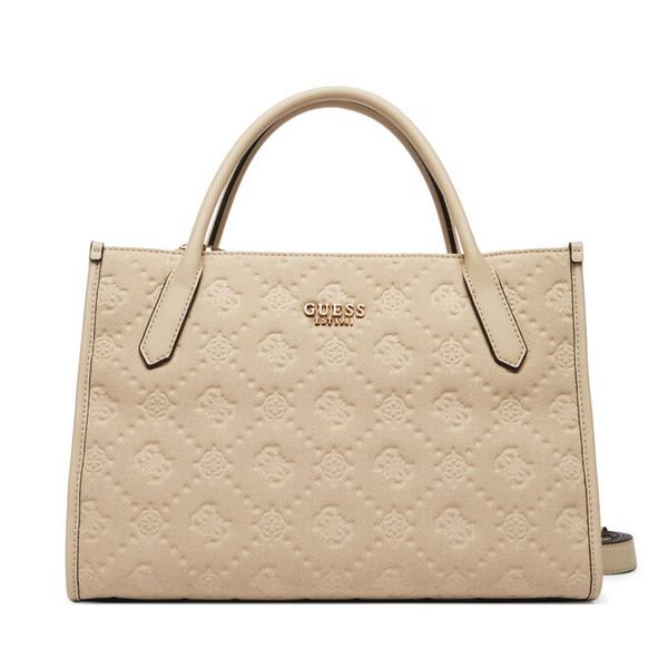 Torebka Guess. Brązowe torebki klasyczne damskie Guess, z aplikacjami, bez dodatków. Za 679.99 zł.