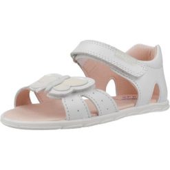 Sandały PABLOSKY 051500P Biały. Białe sandały damskie Pablosky, bez wzorów, ze skóry, bez obcasa. Za 230.99 zł.