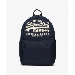 Plecak damski Superdry Heritage Montana. Niebieskie plecaki damskie Superdry., bez wzorów, eleganckie. Za 284.00 zł.