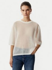 JOOP! Sweter 262Kn58Killa 30102943 Kremowy Relaxed Fit. Białe swetry klasyczne damskie Joop!, z syntetyku, bez kołnierzyka. Za 589.99 zł.