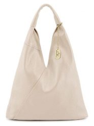 Anna Morellini Skórzany shopper bag "Chersilina" w kolorze kremowym - 40 x 48 x 2 cm rozmiar: onesize. Brązowe shopper bag damskie Anna Morellini, bez wzorów, z materiału, na ramię, bez dodatków. Za 298.95 zł.