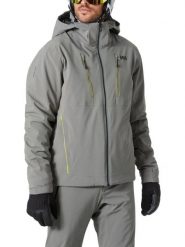 Kurtka Narciarska Męska Helly Hansen Alpha 4.0. Szare kurtki narciarskie i snowboardowe damskie Helly Hansen, m, bez wzorów, z materiału, bez kaptura, narciarskie, primaloft. Za 1,599.20 zł.