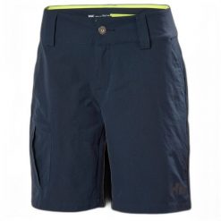 Damskie spodenki cargo Helly Hansen QD. Niebieskie szorty damskie Helly Hansen, bez wzorów. W wyprzedaży za 267.00 zł.