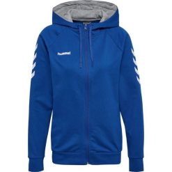 Bluza z kapturem do piłki ręcznej damska Hummel Go Cotton Zip Hoodie Woman. Niebieskie bluzy z kapturem damskie HUMMEL, xs. Za 235.45 zł.