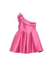 Abel & Lula Sukienka elegancka 5045 Różowy Regular Fit. Czerwone sukienki dziewczęce Abel & Lula, bez wzorów, z syntetyku, bez ramiączek. Za 369.99 zł.