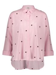 ONLY Koszula w kolorze jasnoróżowym rozmiar: XS. Różowe koszule damskie Only, xs, bez wzorów, z bawełny, bez kołnierzyka, bez ramiączek. Za 88.64 zł.