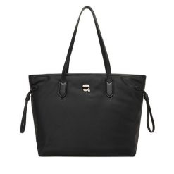 Torebka KARL LAGERFELD. Czarne torebki klasyczne damskie Karl Lagerfeld, bez wzorów, bez dodatków. Za 679.99 zł.